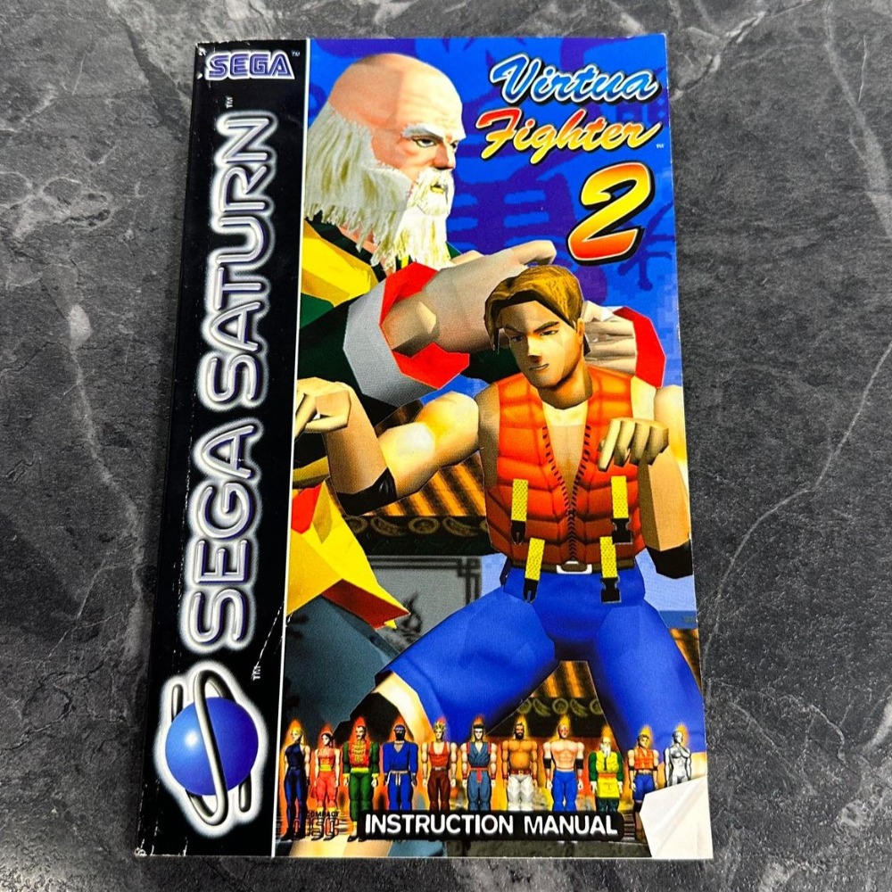 Sega Saturn Virtua Fighter 2 Original Game with Case & Manual Own4Less